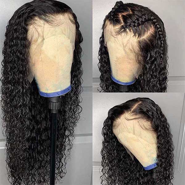 Ashimary Water Wave 13x6 HD Lace Frontal Wigs Natural Color Hair For Women