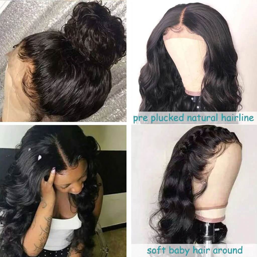 Clear 360 HD Transparent Lace Body Wave Human Hair Wig