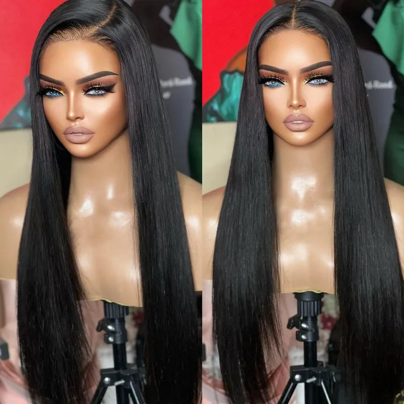 BOGO Straight 360 Lace Frontal Wig With Invisi Strap Pre-Cut Glueless Human Hair