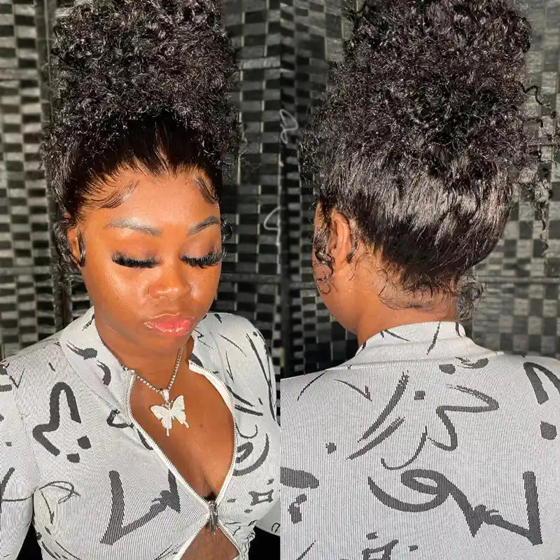 Jerry Curly 360 Lace Front Wig 100 Human Hair For Women