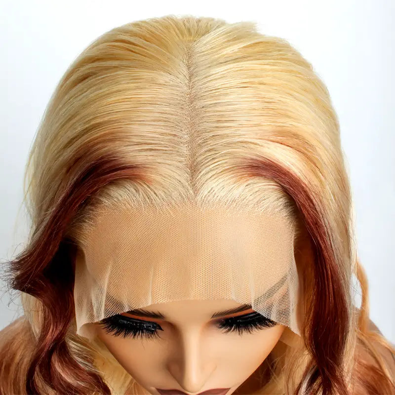Blonde Brown Ombre Wig Body Wave 13x4 / 13x6 HD Lace Frontal Human Hair Wigs
