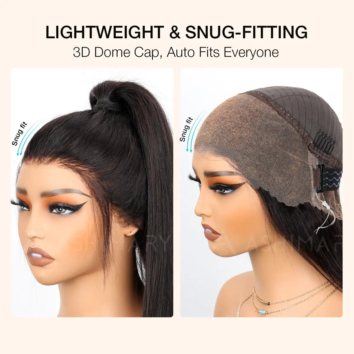 360 Lace Front Kinky Straight Human Hair Wigs For Women