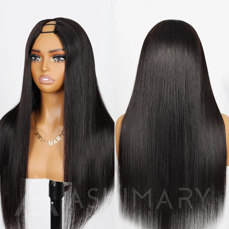 Pull Go Wig | Beginner Friendly Natural Scalp Curly Human Hair Upgrade Thin Part Wig Without Leave Out