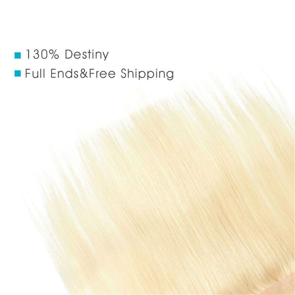 4 Bundles 613 Honey Blonde Straight Brazilian Human Hair Bundles