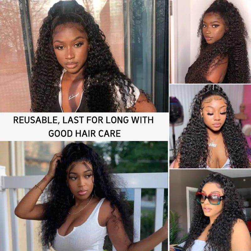 Jerry Curly 360 Lace Front Wig 100 Human Hair For Women