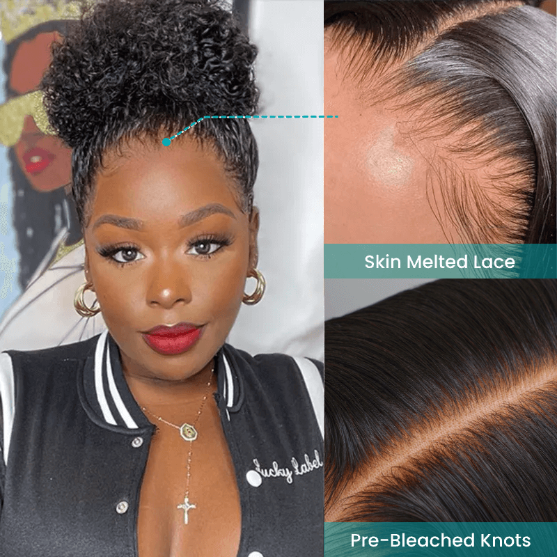 Deep Wave Invisi Strap Snug Fit 360 Transparent Lace Frontal Bleached Knots Pre Cut Lace Wig