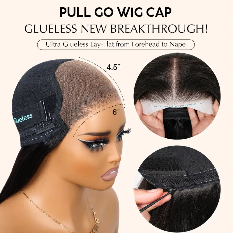 Pre Styled Salon Hairstyles #4 Chocolate Brown 6x4.5 Lace Closure Bob Wig Human Hair