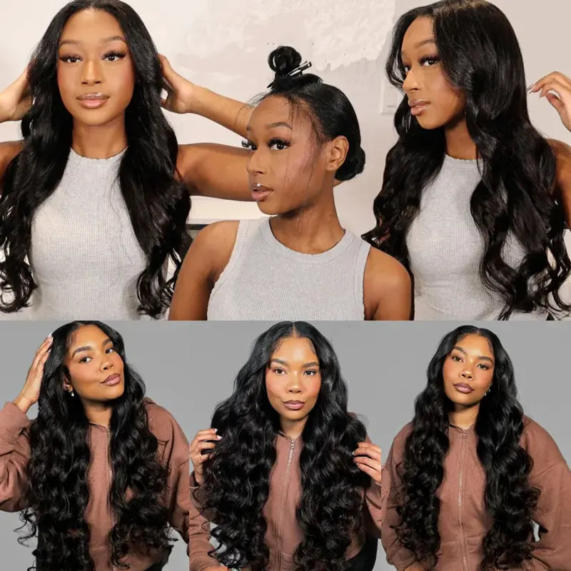 Pull Go Wig | Beginner Friendly Natural Scalp Curly Human Hair Upgrade Thin Part Wig Without Leave Out