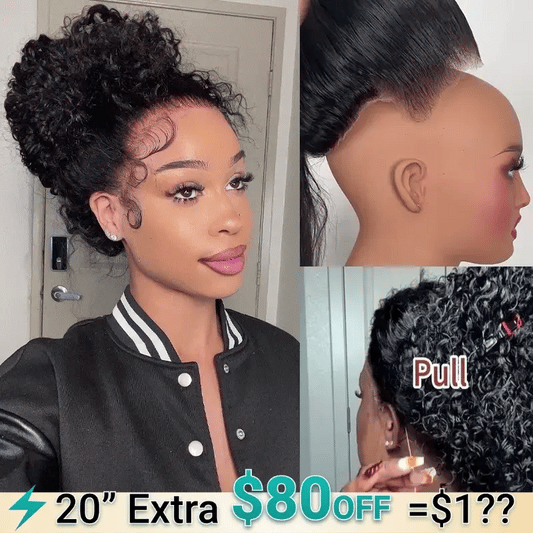 Water Wave Invisi Strap Snug Fit 360 Transparent Lace Frontal Bleached Knots Pre Cut Lace Wig
