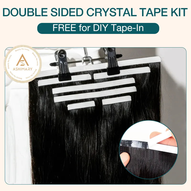 Straight / Kinky Curly / Yaki Straight Seamless Clip-in Hair Extensions Real Human Hair Pieces 140g 9pcs / 7pcs DIY Tape-in Extensions with Free Gifts