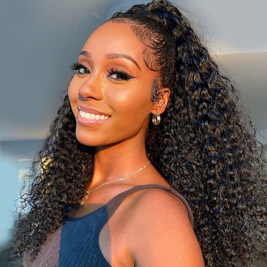 Jerry  Curly 360 Lace Front Wig 100 Human Hair For Women