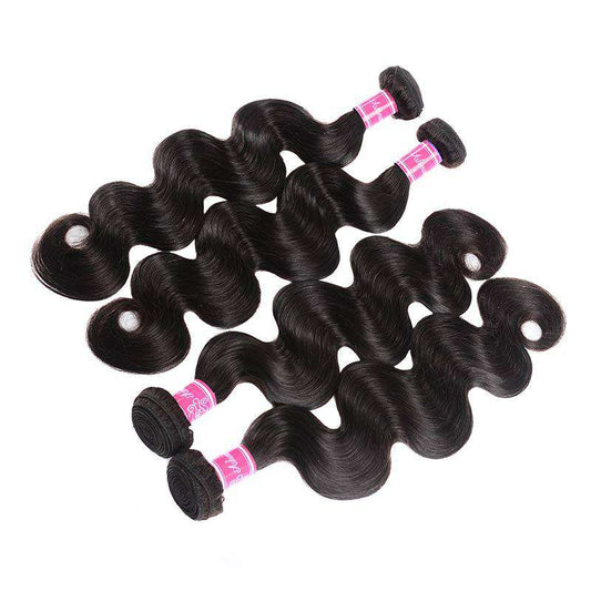 Body Wave  Hair 1 Bundle 10A Brazilian Human Hair Natural Color