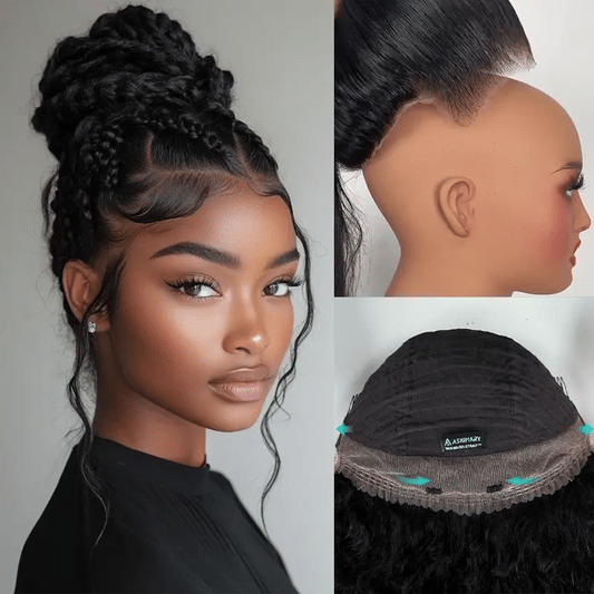 Deep Wave Invisi Strap Snug Fit 360 Transparent Lace Frontal Bleached  Knots Pre Cut Lace Wig