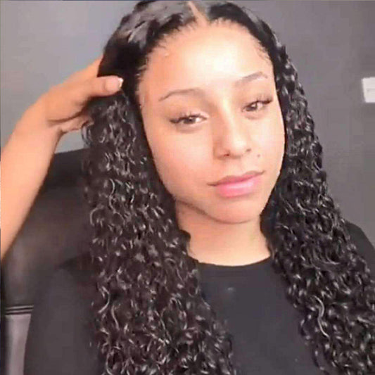 10A Jerry Curly Virgin Hair 3 Bundles With Frontal 100% Human Hair
