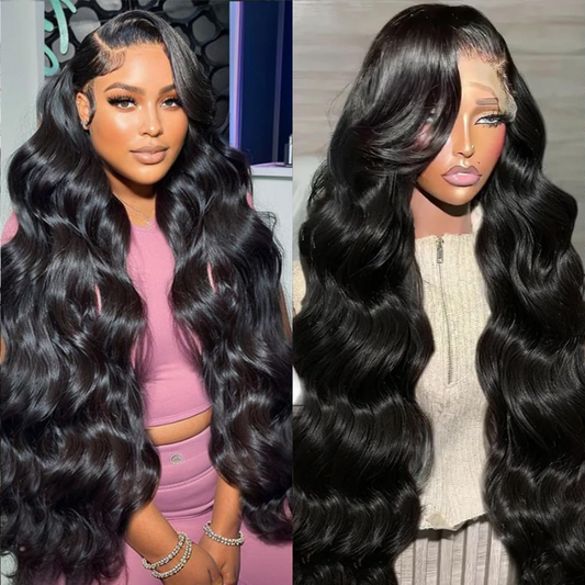 Long Wig | Body Wave 13x4 Transparent HD Lace Frontal Human Hair Wig 28-38 Inch